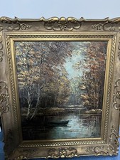 Huile sur toile, Tableau Signé Robert Mogisse