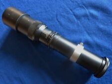 Objectif ancien Tele Aremac 400 mm appareil photo argentique