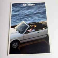 BMW E30 325i Cabrio / brochure catalogue / 20p / 1987 / NL Dutch
