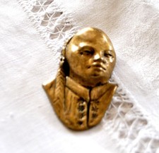 Broche en Bronze ancien 1900 Clips Pince robe CHINOIS Mandchou Dynastie Qing