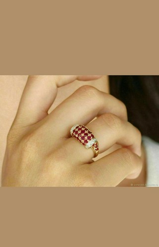 2ct simulé rouge rubis - 2ct,