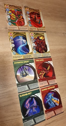 Lot cartes bakugan - bakugan, fr/en