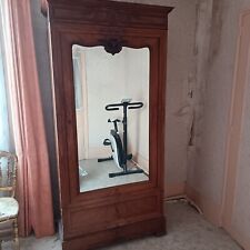 armoire ancienne bois Avec Grand Miroir 