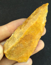 RARE POINTE ! - Paléolithique Paleolithics Silex Handaxe Préhistoire CHER (18)