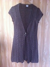 Gilet long (ou robe), sans manches, marque Camaïeu. 38/40. Couleur :beige mastic