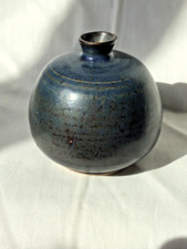 RARE PETIT VASE MINIATURE BLEU