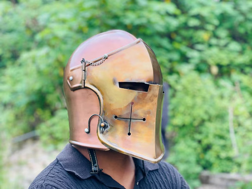Casque barbuta acier g - barbuta,
