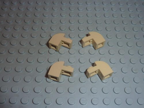 Tan brick curved - 4,