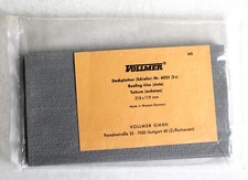 VOLLMER HO N°6025 5 PLAQUE DE