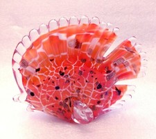 DISCUS POISSON D’AQUARIUM EN VERRE SOUFFLÉ