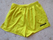 Short football F.C NANTES 1995 DIADORA football collection jaune vintage XL
