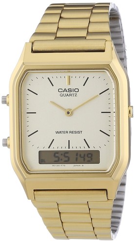 Casio montre doré - casio,
