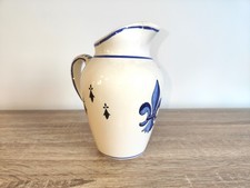 Pichet Carafe En Faience Henriot Quimper Décor Fait Main Décoration Porcelaine