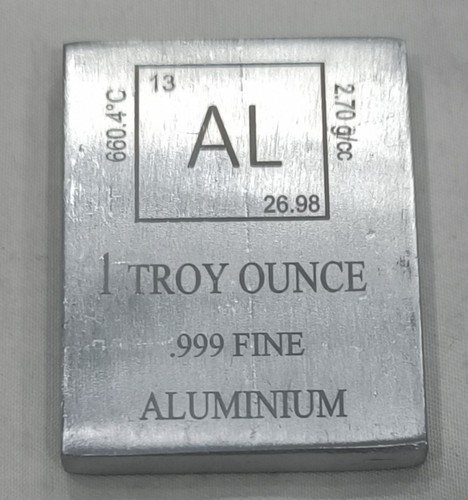 Barre aluminium pur - oz,