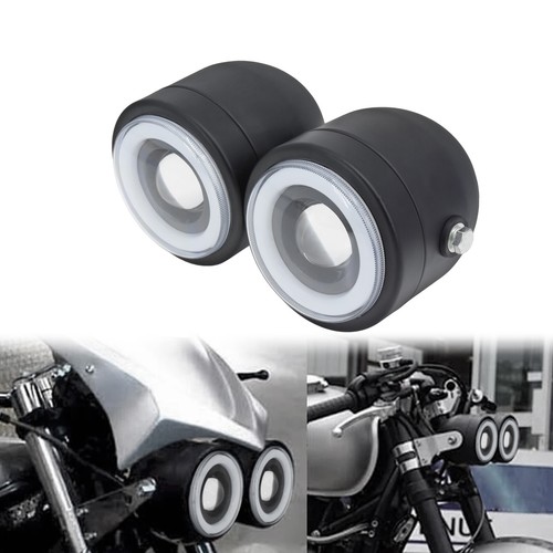 Moto frontale double - double, phare