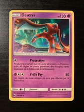 Carte Pokémon RARE Deoxys 68/168 SL7 Soleil & Lune Tempête Céleste FR