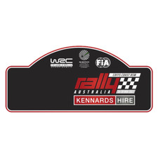 Autocollant Plaque WRC Fia