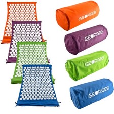 Tapis acupression set avec tapis à clous et sac l TCM relaxation et le massage