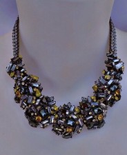 Collier Zara Statement Rhinestone Necklace Crystal Cadeau Noel Fêtes