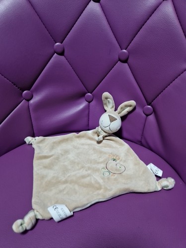 Doudou plat lapin beige - , écru