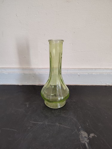 Soliflore ancien verre vert - verre,