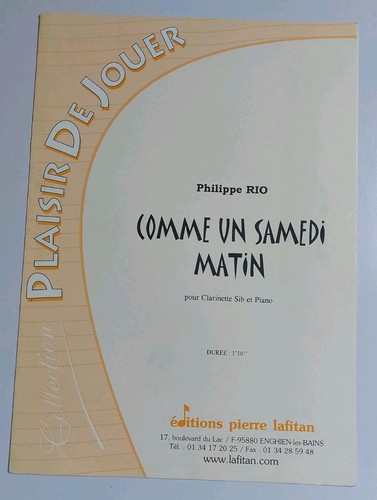 Partitions comme un - :, samedi