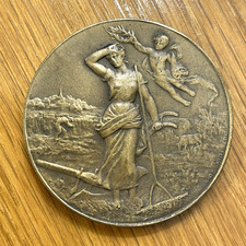 MÉDAILLE BRONZE ANTIQUE