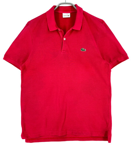 Lacoste homme polo col - polo, rouge