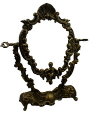 Miroir pivotant sur pied en
