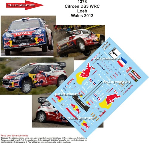 Decals ref 1378 - decals, citroen