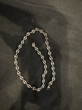 Collier Graine De Café Argent 