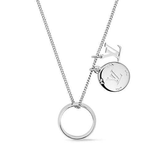 Collier monogram charms louis - collier,