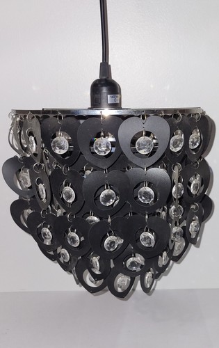 Suspension betty noire - noire, lustre