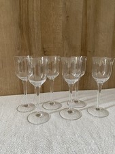 6 Verres à vin en Cristal à