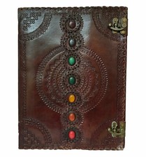 Journal en cuir fait main sept