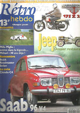 RETRO HEBDO N°64 SAAB 96 V4 /
