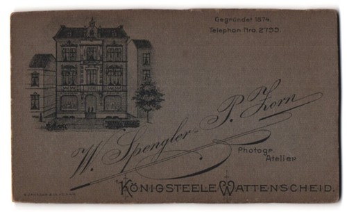 Photographie spengler p - w.,