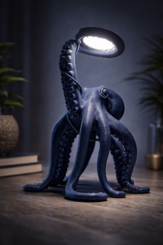 Lampe table pieuvre - pieuvre, kraken