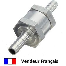 SOUPAPE CLAPET ANTI-RETOUR ALUMINIUM VALVE A CARBURANT GASOIL ESSENCE  8MM