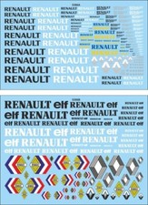 decalcomanie decals f1 renault