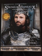 Lot de 2 brochures "Le seigneur des anneaux" Jeu d'échecs