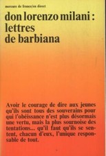 Lettres de Barbiana - Don