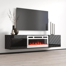 Roxy Meuble TV avec cheminée