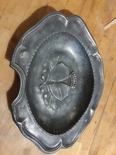 Ancien 18ème lourd Plat à