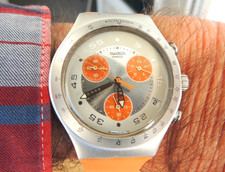 montre  SWATCH  IRONY CHRONO AG 2003  FONCTIONNE   PILE  NEUVE