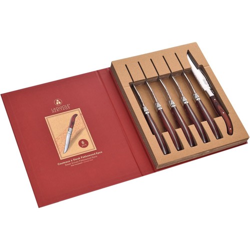 Couteaux steak coffret 6 - couteaux,