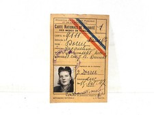 Ancienne carte Nationale de Priorité des Mères de Famille post ww2 1947