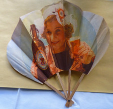 ÉVENTAIL - BIÈRES WEBEL - PUBLICITÉ - OBJET PUBLICITAIRE - ALCOOL BAISSE DE PRIX