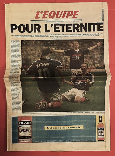 Football equipe 07 - football, 13/07/1998