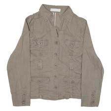 Veste Femme Teddy En Lin Vert